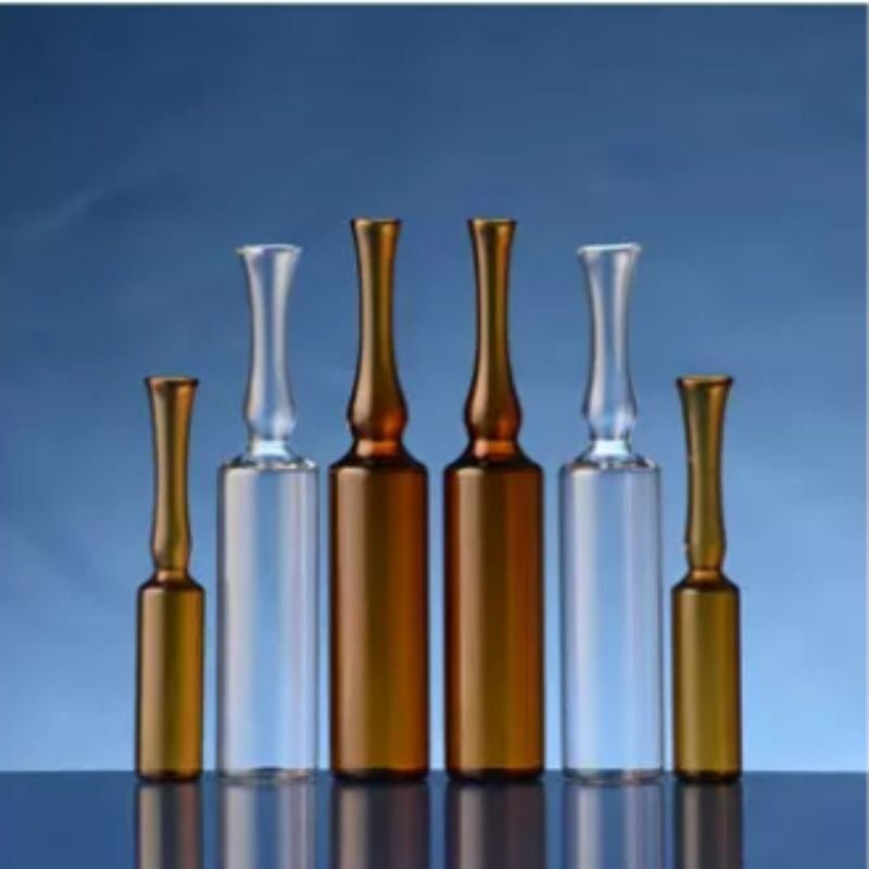 1ml 2ml 5ml 10ml ISO 표준 Ybb 표준 USP 유형 1 USP 유형 2 유리 앰풀 OPC 중립 보로실리케이트 유리 앰풀