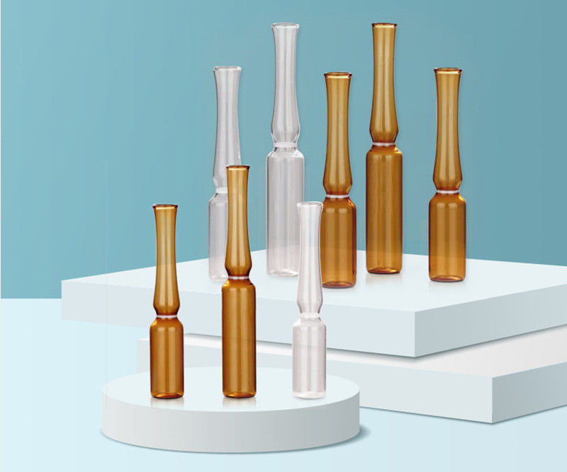 1ml 2ml 5ml 10ml YBB USP 투여용 빈 보로실리케이트 유리 앰풀 Pharmac용 투명 앰버 유리 앰풀