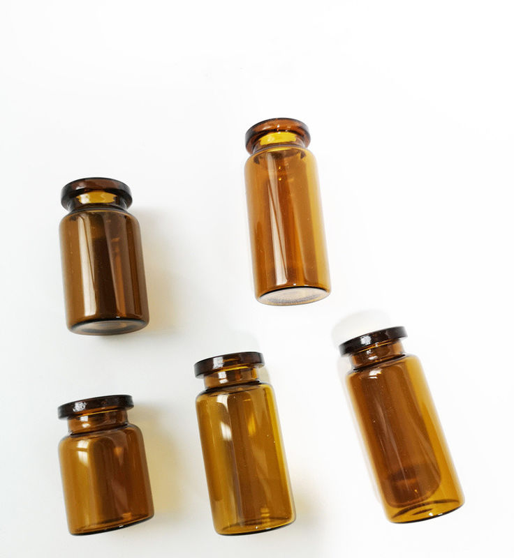 5ml 7ml 10ml 투명한 앰버 의약품 앰버 투명한 주사 투이버 유리 병 Vaccacine