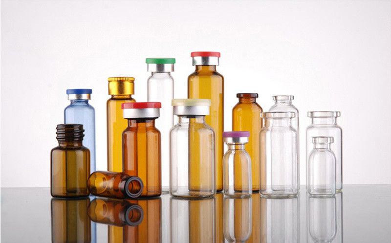 빈 5ml 7ml 10ml 작은 의약품 유리 병 맑은 앰버 의약품 크림 튜블 유리 병 병