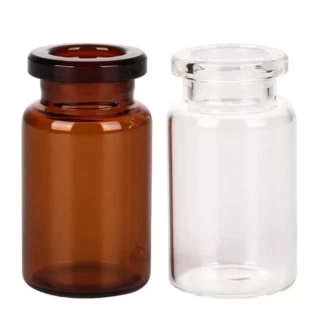 투명 앰버 5ml 10ml 빈 투명 빈 약품 저보로실리케이트 튜블형 유리 플라스크