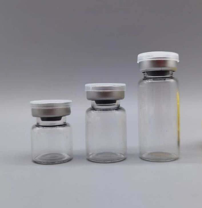 의약품 의료 주입 비생성 유리 병 5ml 7ml 10ml 20ml 튜브형 유리 병 고무 막대