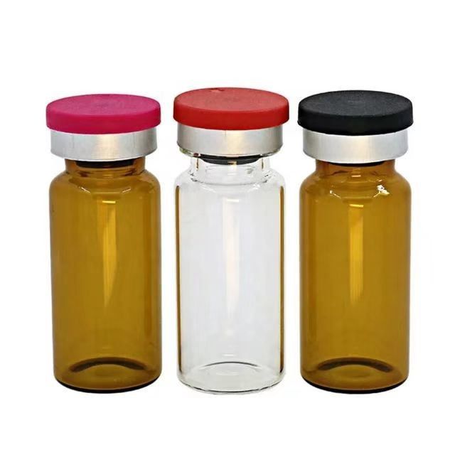 5ml 7ml 10ml 20ml 빈 약품 작은 앰버 맑은 주입 유관성 보로실리케이트 유리 병