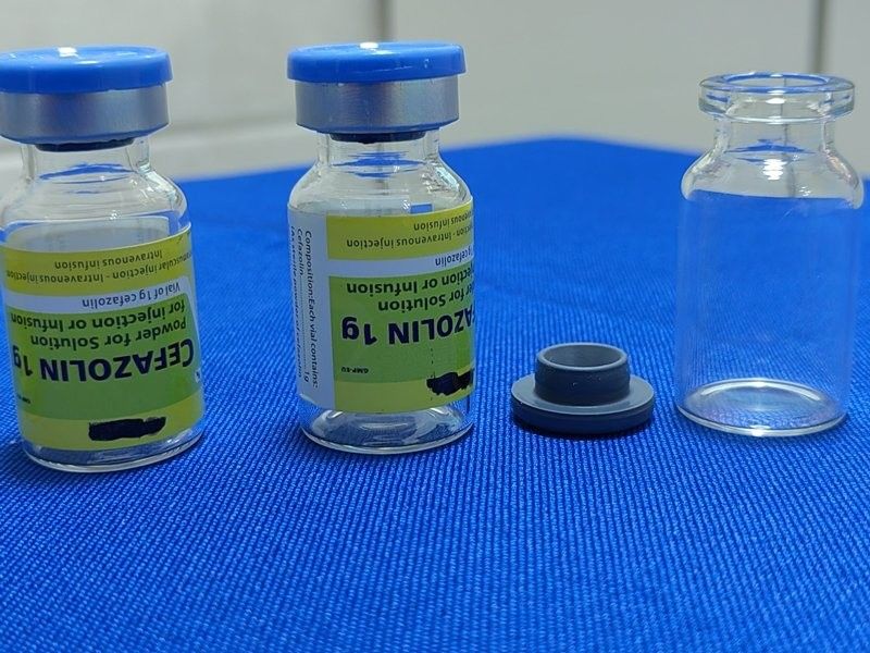 2ml 5ml 7ml 냉동 건조 유리 병 의약품 튜버 백신 선명한 앰버 유리 병 알루미늄 캡과 함께