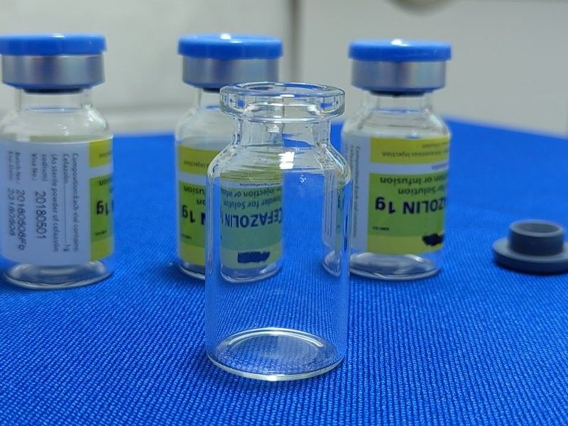 5ml 10ml 비생성 유리 병 목을 쪼개 튜버 맑은 황색 의약품 항생제 주사 병 유리 병