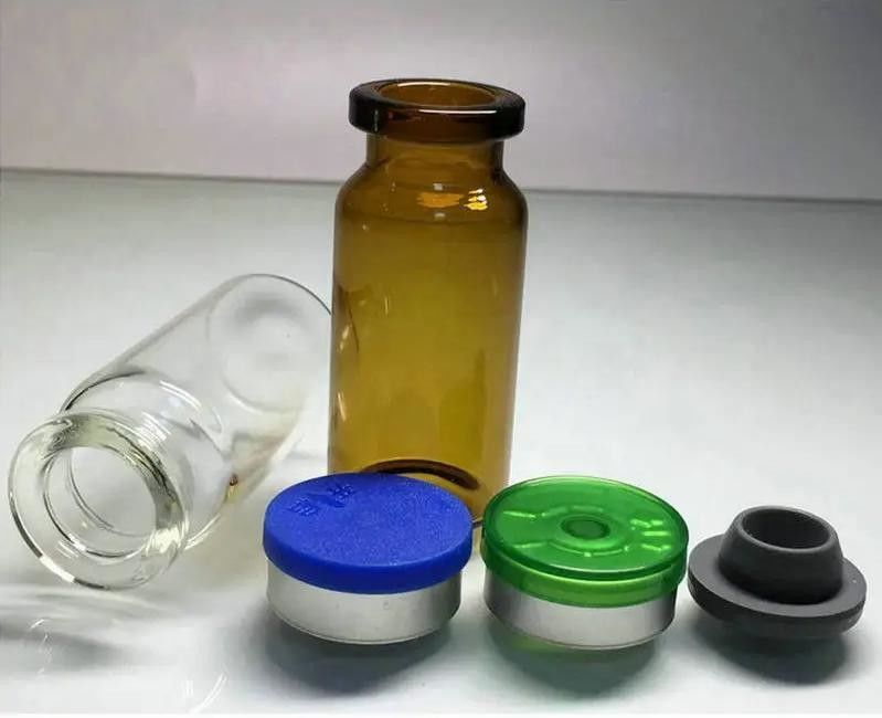 5ml 7ml 10ml 빈 크림 톱 바카신 유리 병 비생성 튜버 맑은 앰버 의료 주사 유리 병