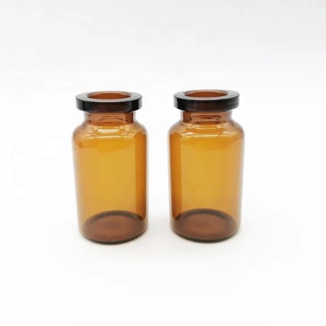 7ml 10ml 20ml 투명 의약품 앰버 맑은 튜버성 비결성 주사 유리 병