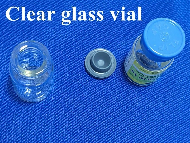 곰팡이 튜버형 1형 보로 실리케이트 유리 병 13mm 20mm 입