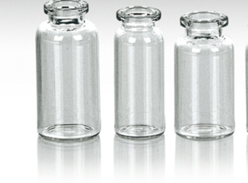 보로실리케이트 18mm 선명한 유리 플라스크 캡 USP 타입 빈 유리 플라스크