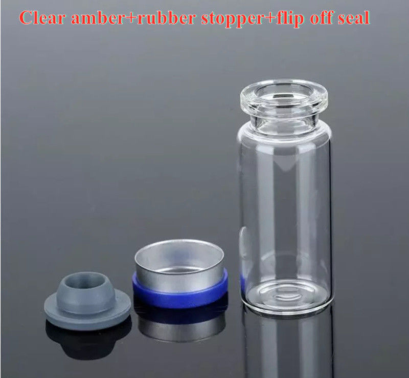 5ml 7ml 20ml 보로실리케이트 유리 병 비생성 선명 10ml 캡이 있는 병