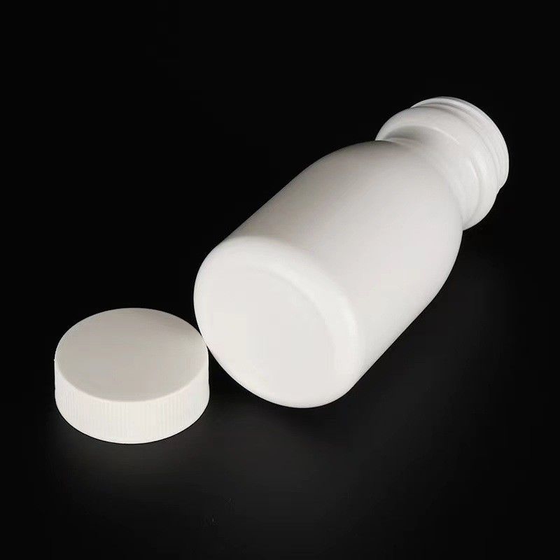 빈 넓은 입 100ml 150ml 흰색 플라스틱 PE 의약품 알약 캡슐 컨테이너 의약품 비타민 의약품 병