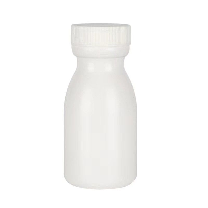 빈 넓은 입 100ml 150ml 흰색 플라스틱 PE 의약품 알약 캡슐 컨테이너 의약품 비타민 의약품 병