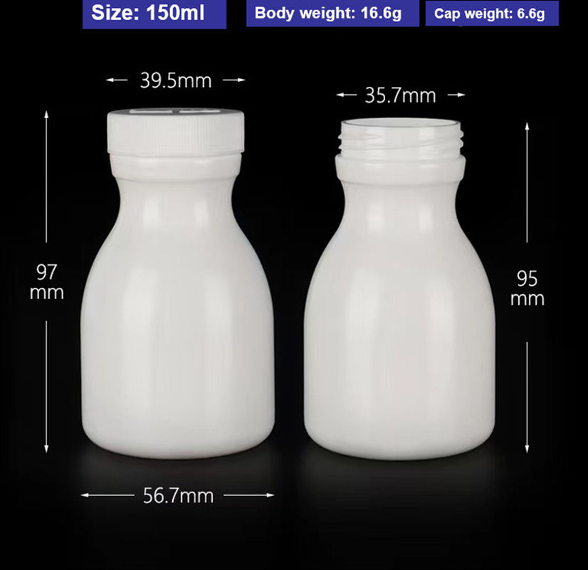 50ml 120ml 150ml 흰색 PE 플라스틱 건강 관리 의학적 병 태블릿 병 어린이 보호 캡 약물 빈 약 병
