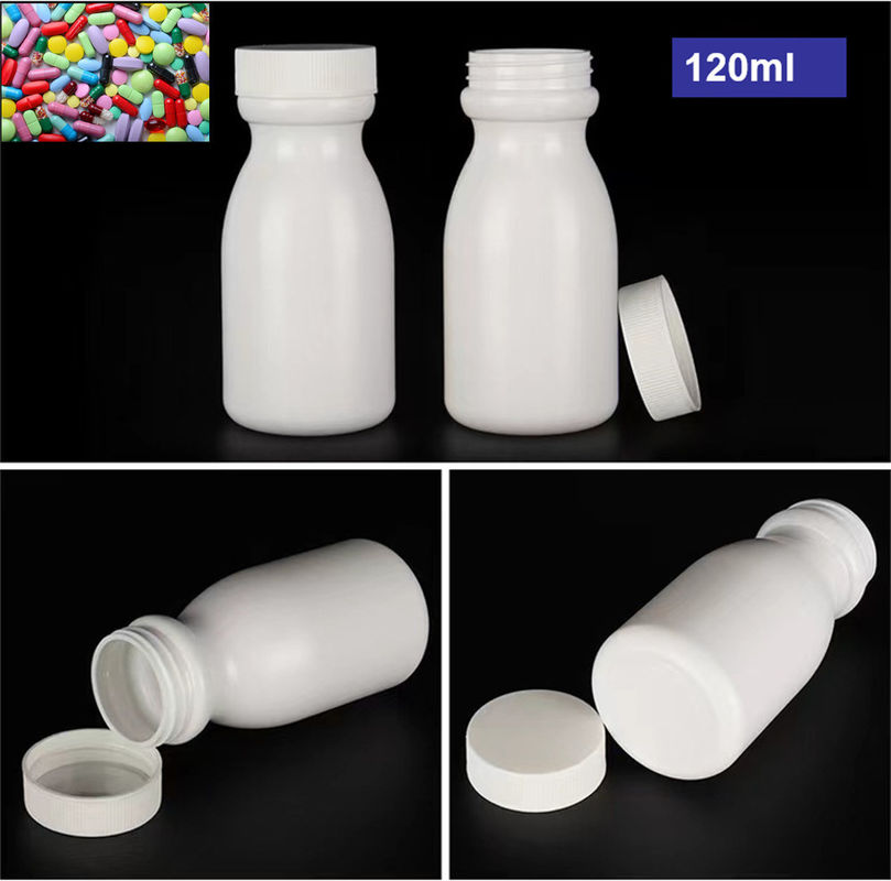 50ml 120ml 150ml 빈 하얀 HDPE 알약 컨테이너 의약품 비타민 캡슐 알약 보관 플라스틱 의약품 병 HDPE M