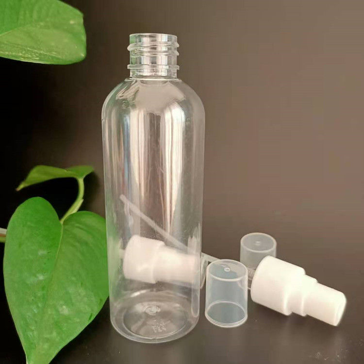 30ml 60ml 100ml 재충전 알코올 투명 투명 빈 플라스틱 스프레이 병 얇은 안개 스프레이와 함께 PET 스프레이 병