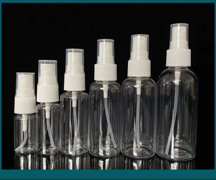 텅 빈 흰 선명한 값싼 빈 선명한 1 온스 50ml 100ml 120ml 화장품 PET 플라스틱 안개 스프레이 병