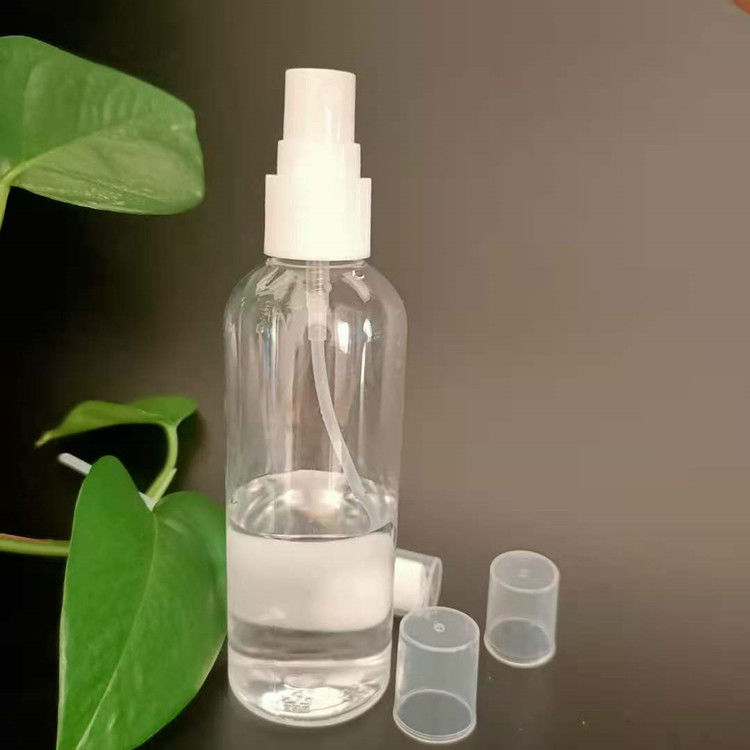 50ml 휴대용 여행 미니 주머니 선명한 투명한 로션 알코올 살균제 평면 둥근 PET 플라스틱 스프레이 병