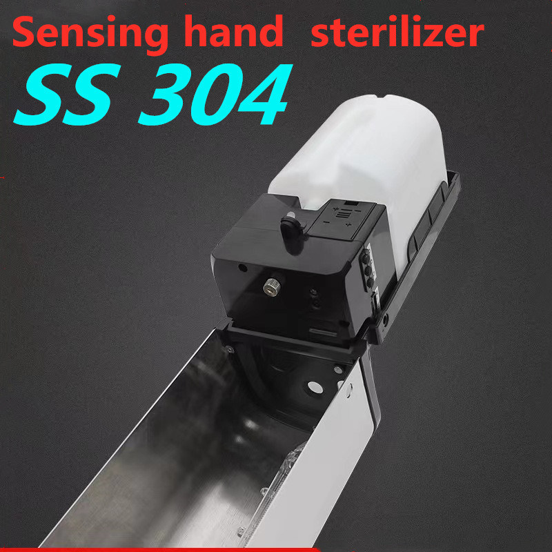 청정실 화장실 손 씻기 터치리스 스테인리스 스틸 304 자동 800ml 센서 비누 알코올 스프레이 손 살균기